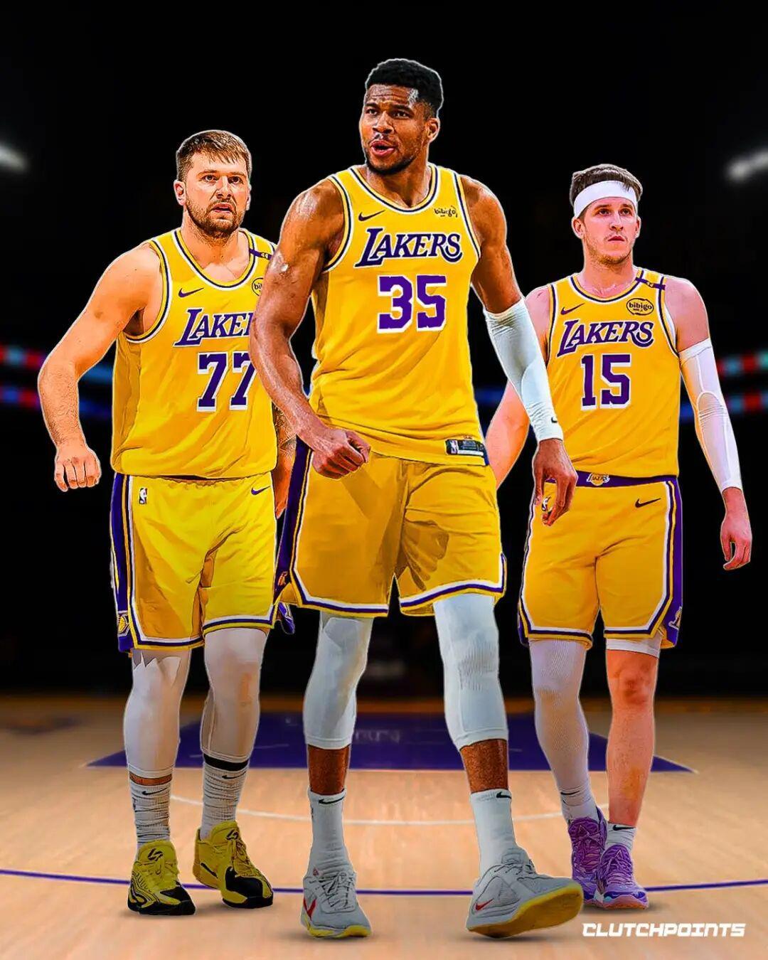 整活！2.4亿续约+追逐字母哥，湖人新三巨头？没了，再见，詹姆斯